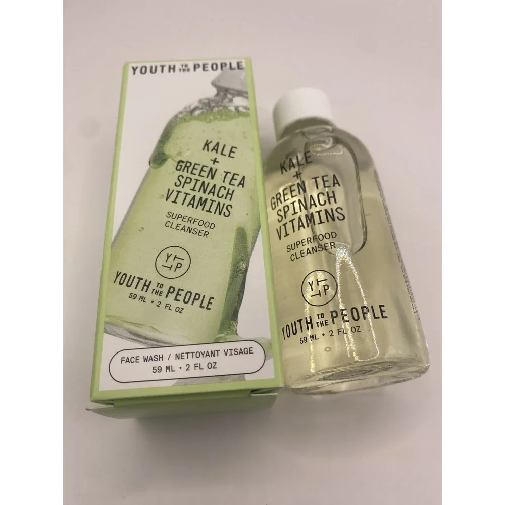 Youth To The‎ People Kale Green Tea Spinach Vitamins Face Cleanser Travel Size